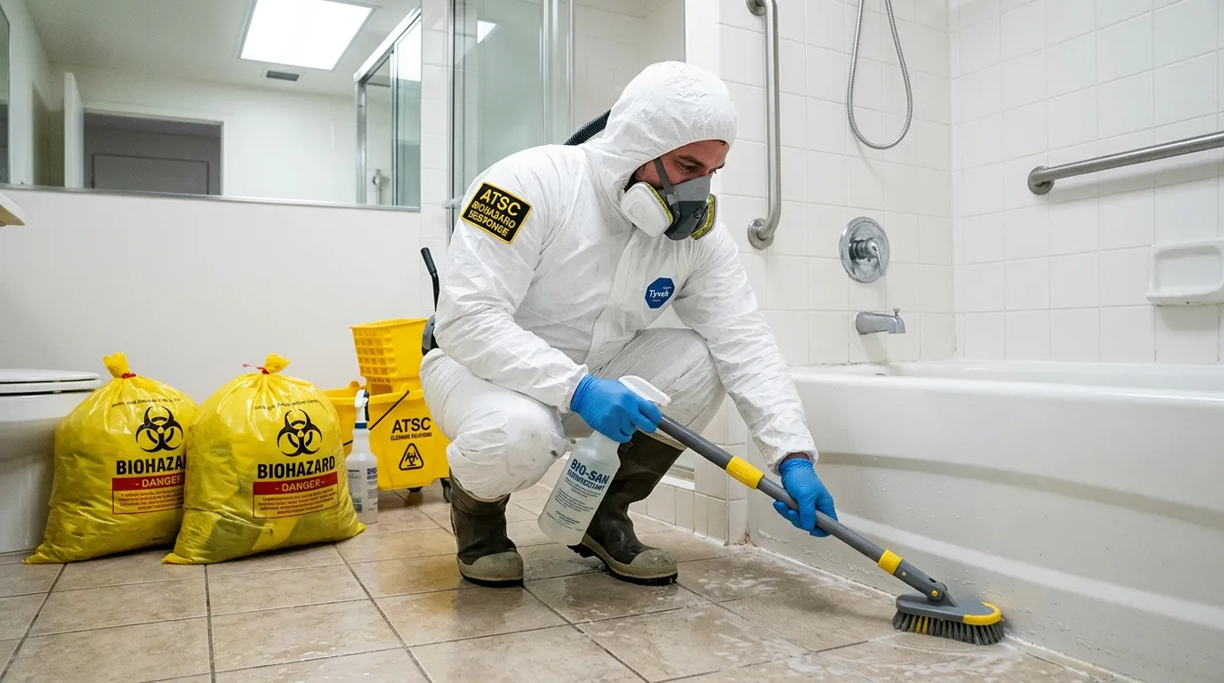 Decontamination equipment deployed for Blood Cleanup in Euclid